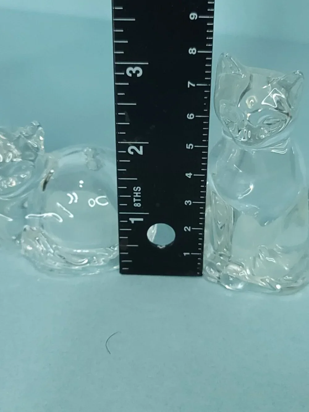Lenox Cat Salt And Pepper Shakers Fine Crystal Germany
